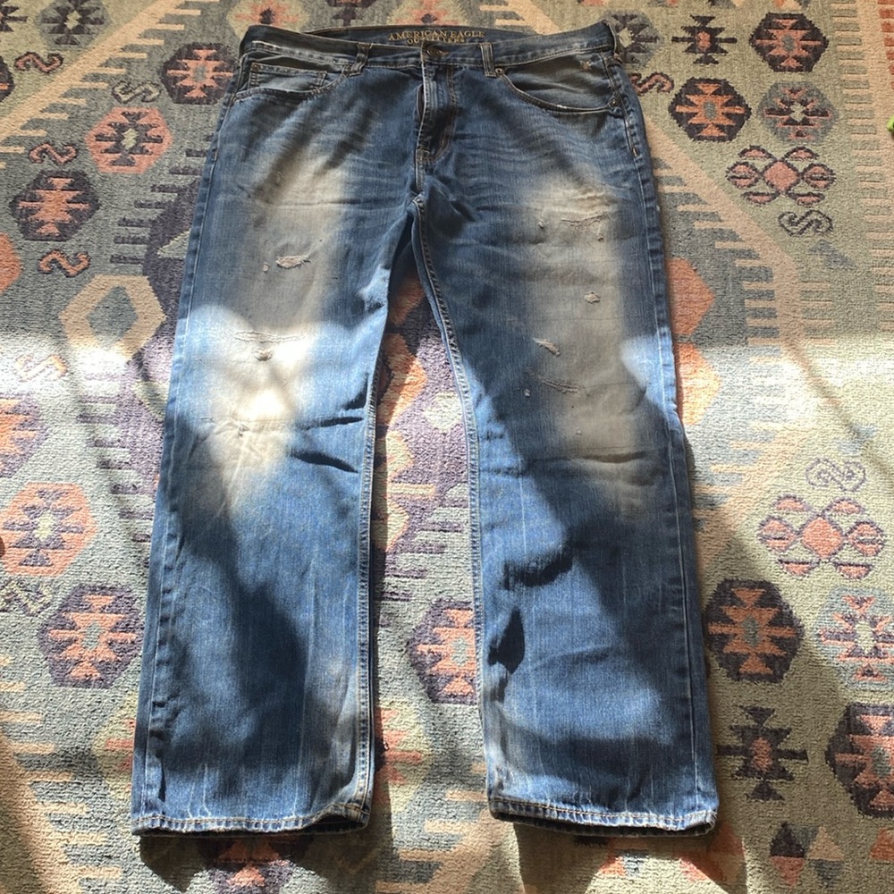 Men’s American Eagle Vintage Collection Distressed Jeans 38 by 32